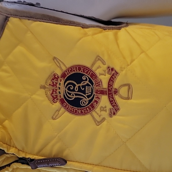 Ralph Lauren Blue Label Quilted Vest With Suede Trim Details - Picture 2 of 15